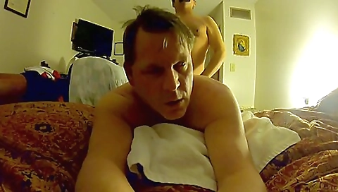 Sexy young blonde with my dick