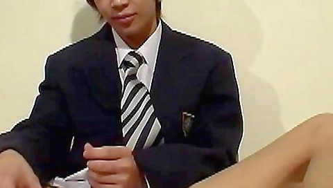 Miho hot asian model in office suit